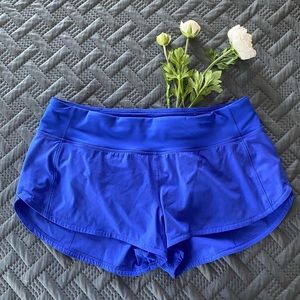Blue Lululemon shorts